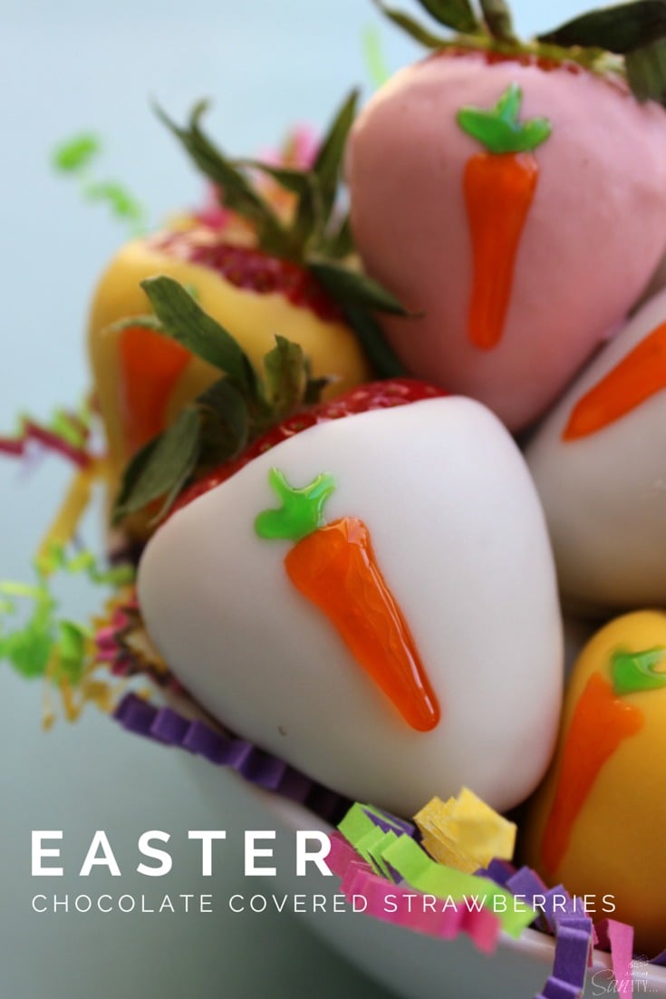 Chocolate Covered Easter Strawberries