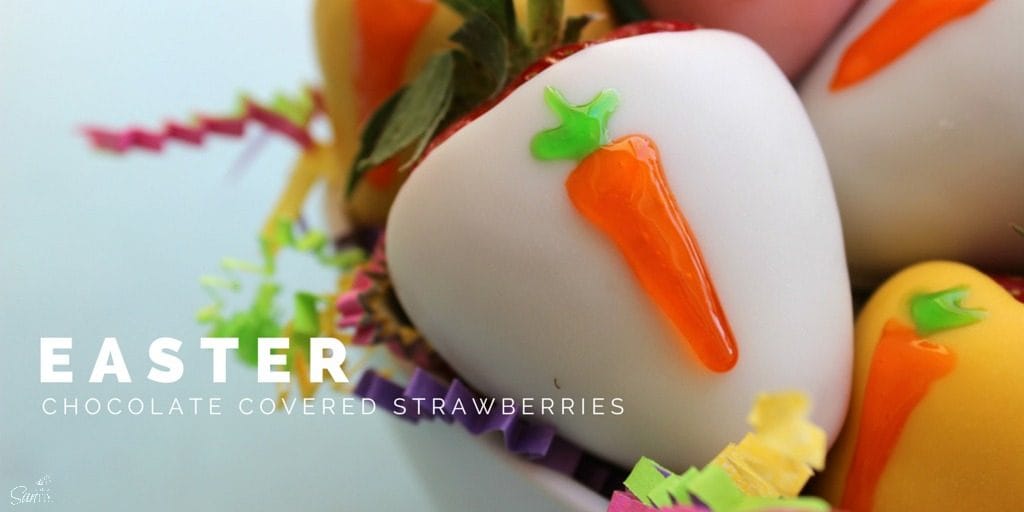 Chocolate Covered Easter Strawberries are an elegant treat to add to your Easter table that take fewer than 15 minutes to make. This is a spring must have.