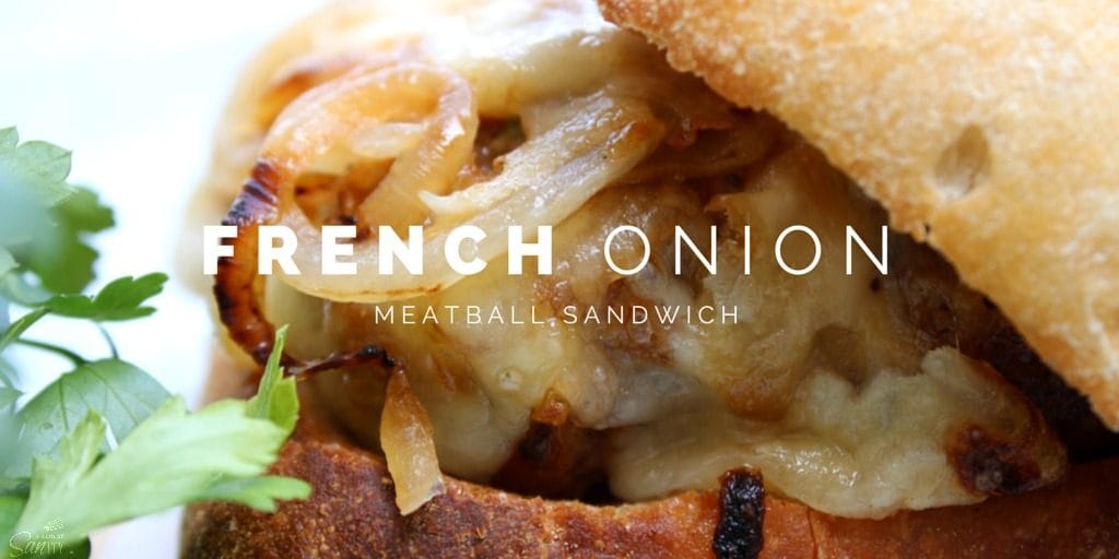 French Onion Meatball Sandwiches Twitter