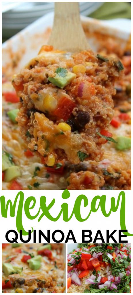 Mexican Quinoa Bake pinterest image