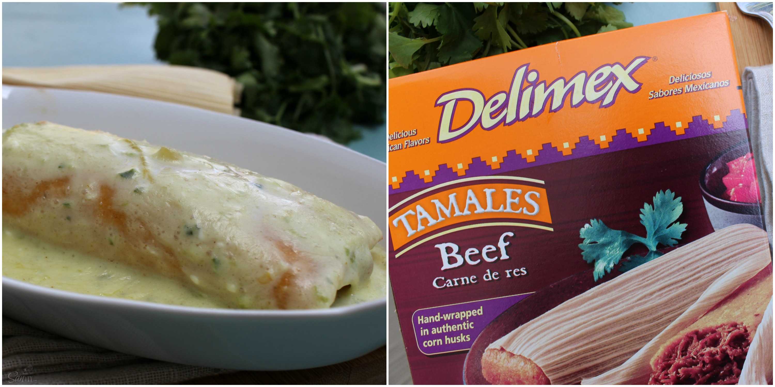 This Queso Verde Dip is full of flavor and easy to make in just 10 minutes. Whip up a batch of this queso dip and everyone will become your #1 fan. Dellimex Beef Tamales