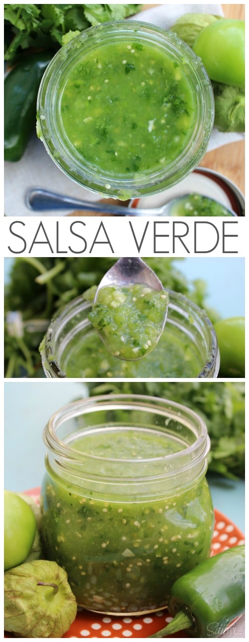 This Salsa Verde is an authentic Mexican salsa with fresh & fabulous flavors. With tomatillos, cilantro, and peppers, this salsa can be ready in 5 minutes. Salsa Verde