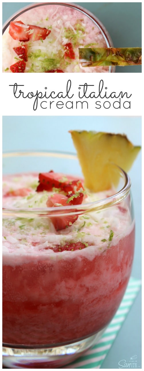 Tropical Italian Cream Soda