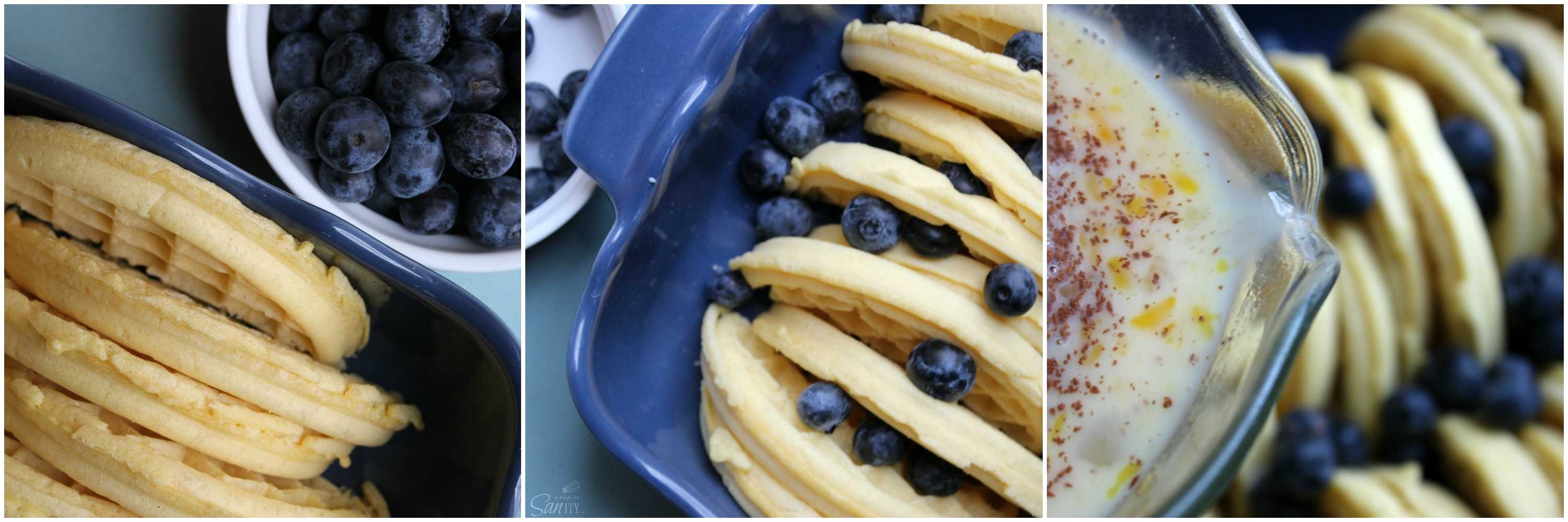 Prepare this Overnight Blueberry Waffle Bake the night before, bake in the morning, and wake up your family with this easy, delicious breakfast bake.