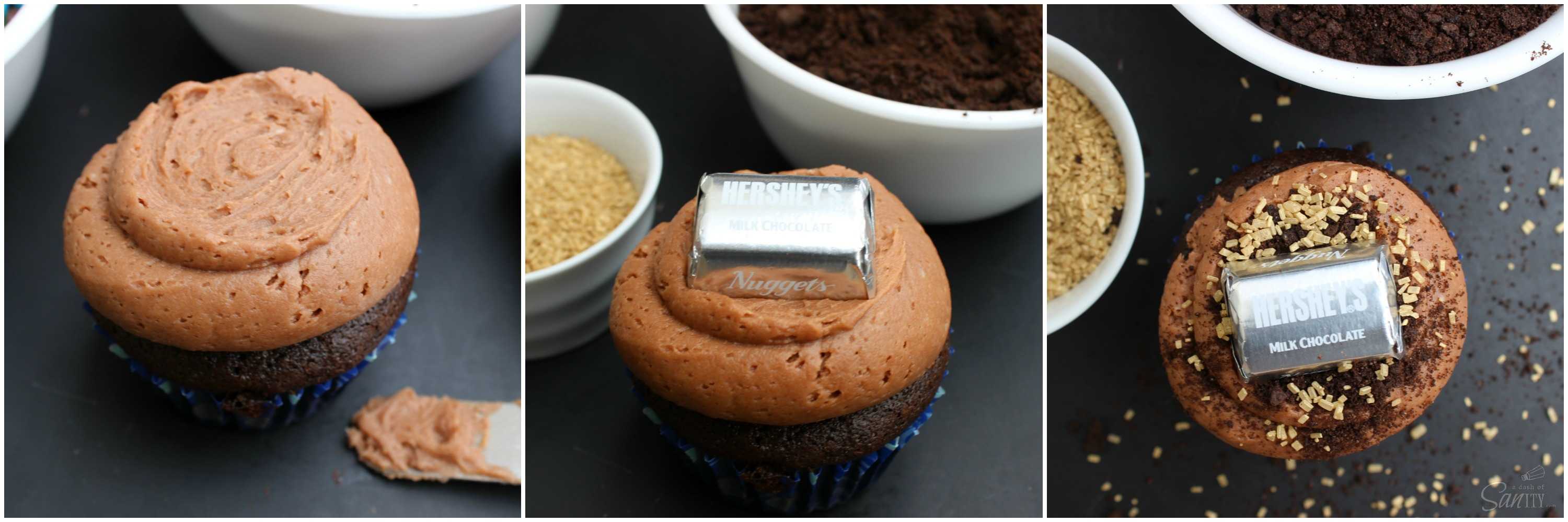 These sweet Buried Treasure Cupcakes are filled with little mini-“gems”. They will leave all the pirates at your party completely satisfied.