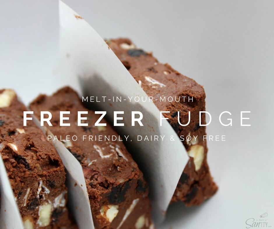 Freezer Fudge is a rich decadent dessert made with simple ingredients! A perfect sweet treat for any occasion especially to curb your afternoon sweet tooth.