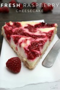 Fresh Raspberry Cheesecake