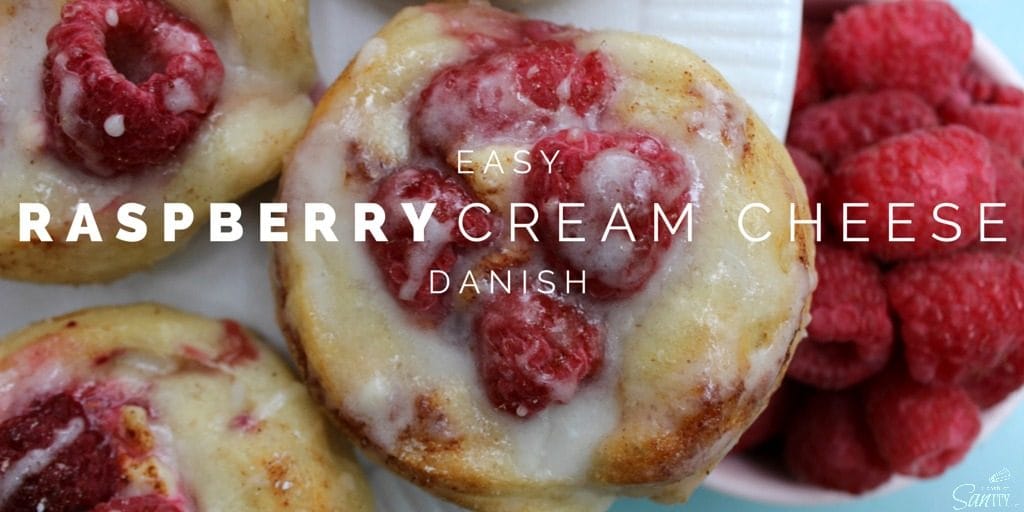 Easy Raspberry Cream Cheese Danish