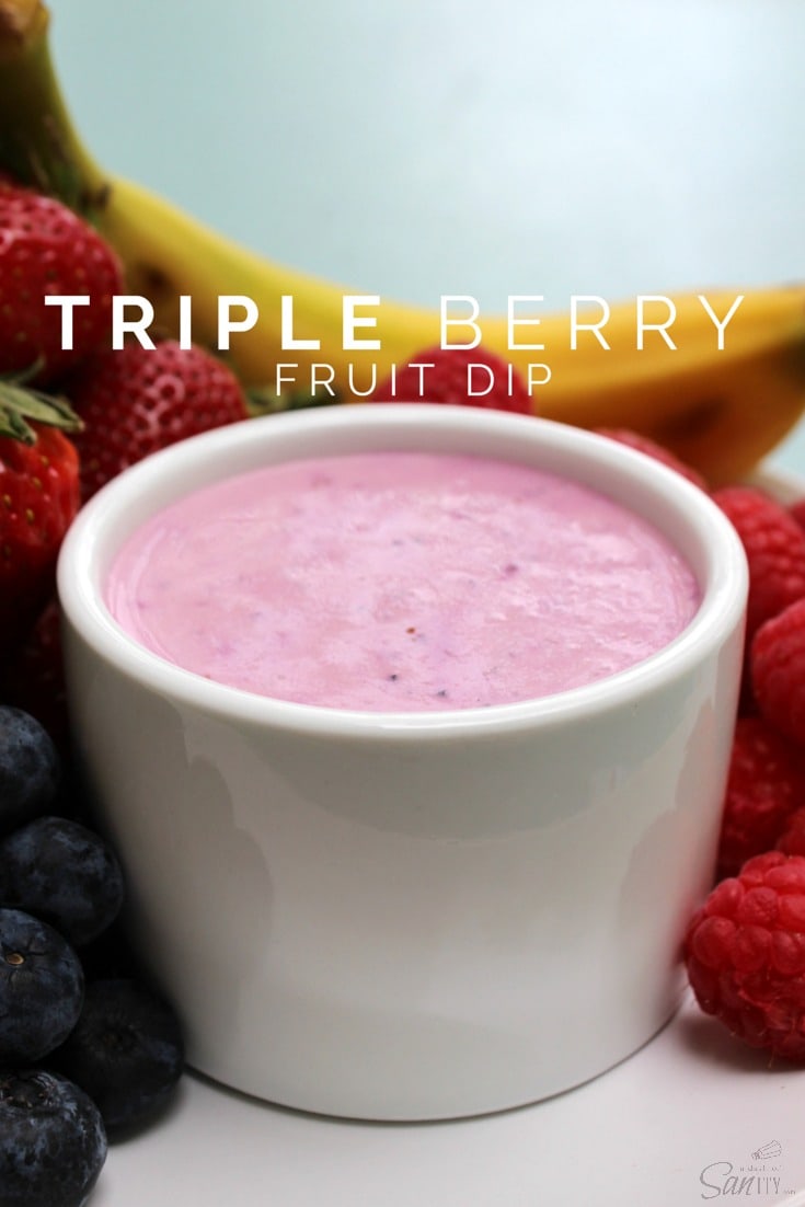 Triple Berry Fruit Dip