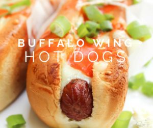 Buffalo Wing Hot Dogs