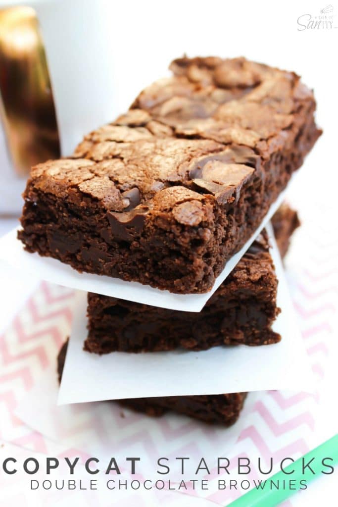 COPYCAT STARBUCKS DOUBLE CHOCOLATE BROWNIES
