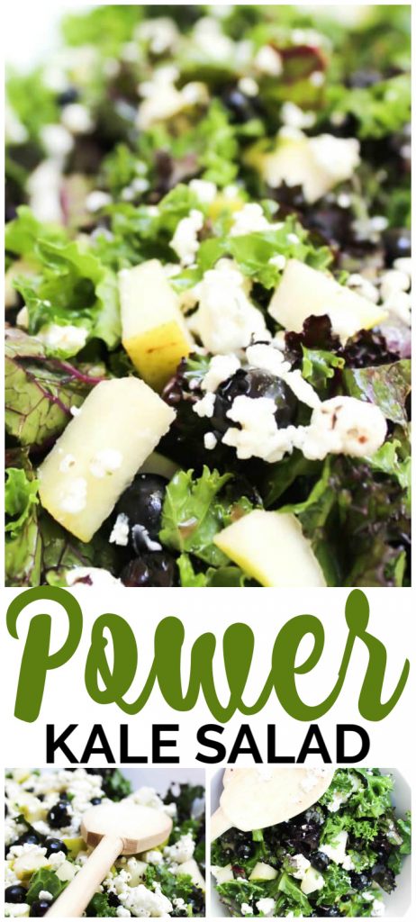 Power Kale Salad pinterest image