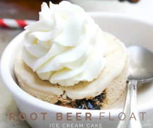 Root Beer Float Ice Cream Cake