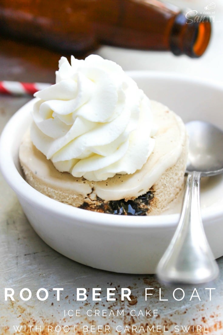 Root Beer Float Ice Cream Cake