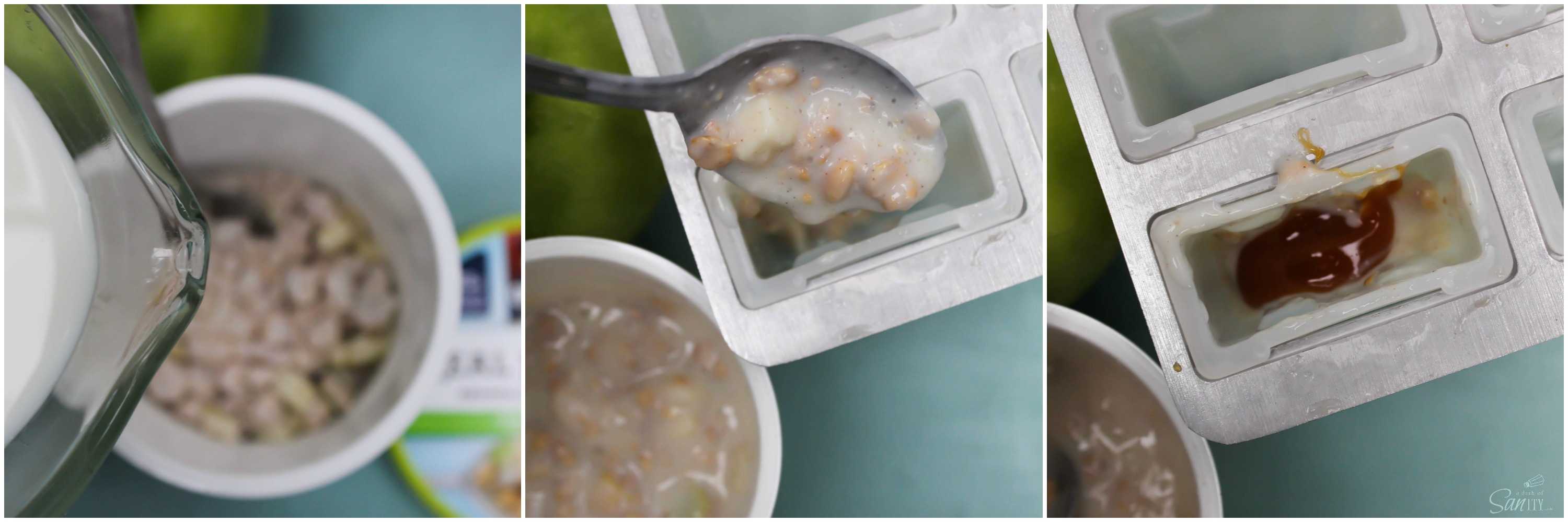 These Caramel Apple Pie Popsicles are made with yogurt, granola, cinnamon, and a dash of caramel. These creamy popsicles a perfect summer afternoon snack. These Caramel Apple Pie Popsicles are made with yogurt, granola, cinnamon, and a dash of caramel. These creamy popsicles a perfect summer afternoon snack.
