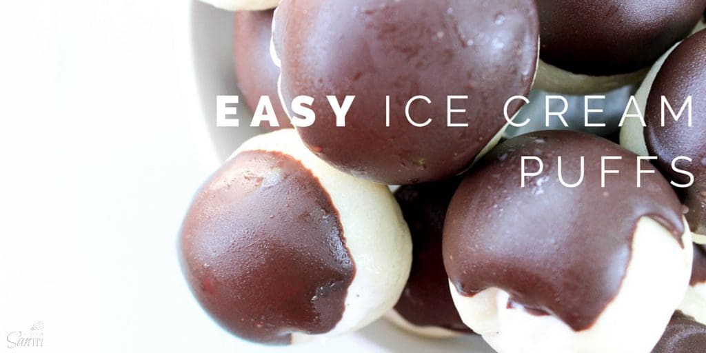 Easy Ice Cream Puffs Twitter