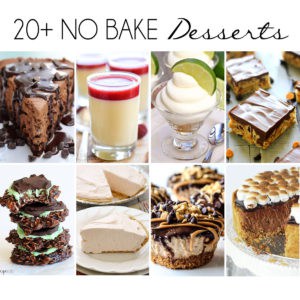 20+ No-Bake Cheesecake Desserts