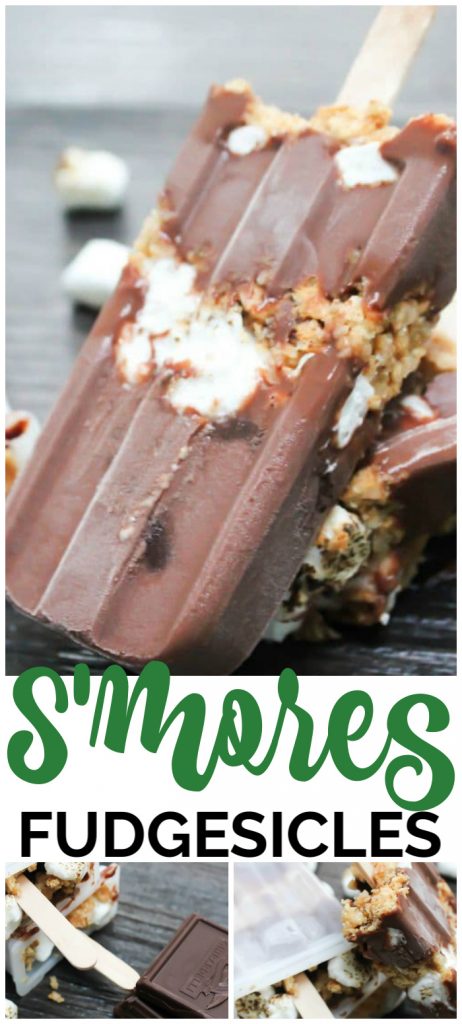 S’mores Fudgesicles pinterest image
