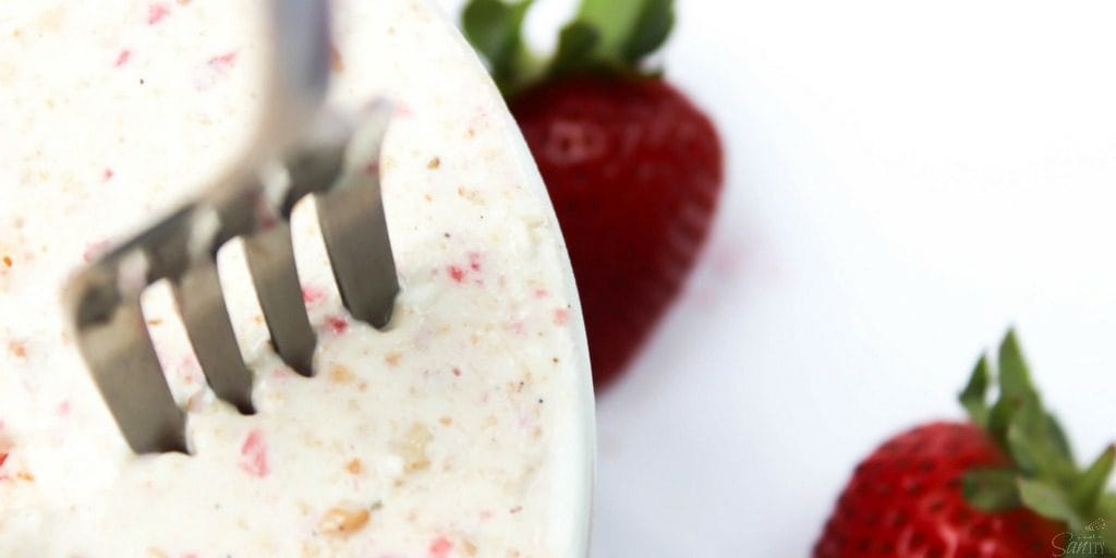 Semi-Homemade Strawberry Cheesecake Ice Cream view