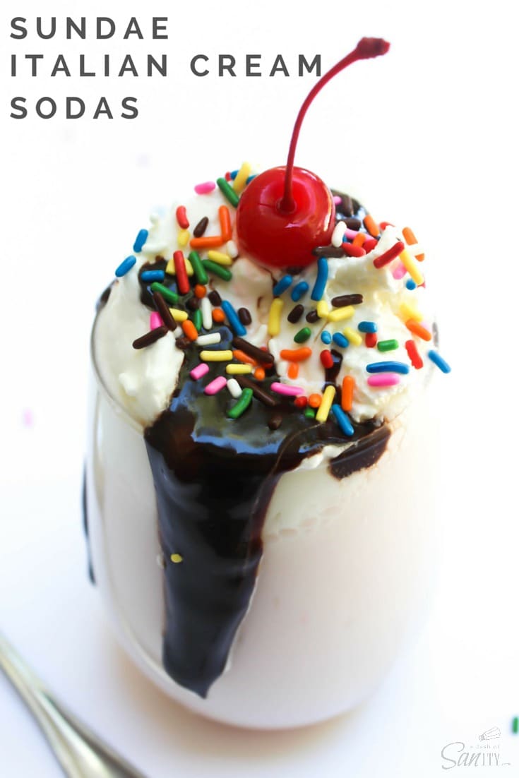Sundae Italian Cream Sodas