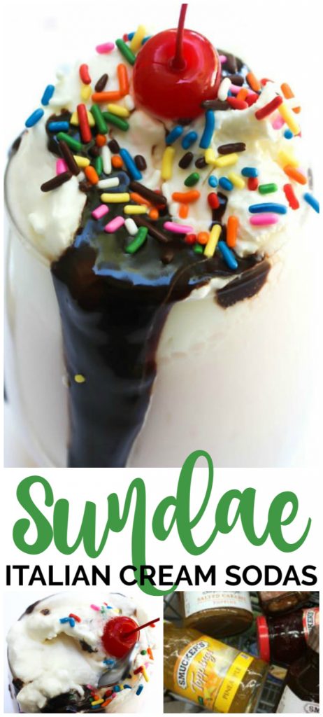 Sundae Italian Cream Sodas pinterest image