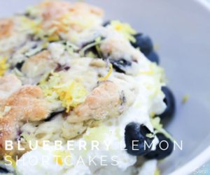 Blueberry Lemon Shortcakes