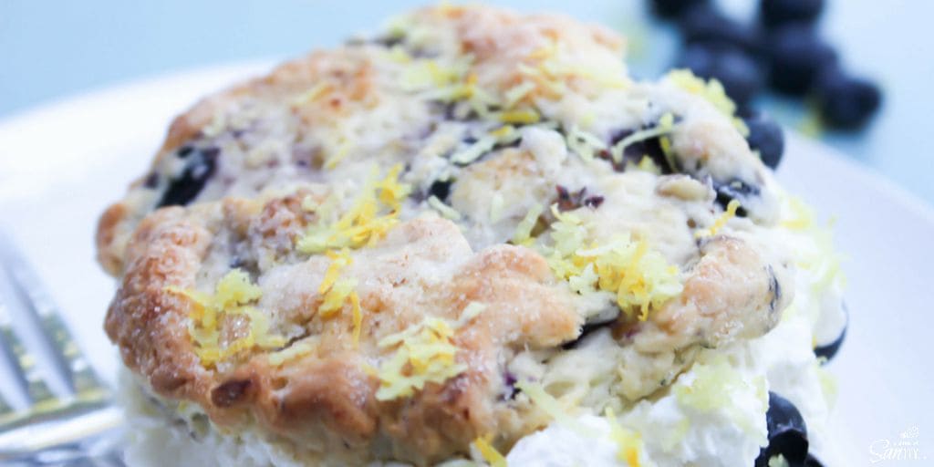 Blueberry Lemon Shortcakes are buttery, not overly sweet fresh blueberry & lemon shortcakes. Filled with delicious lemon whipped cream & fresh blueberries. Blueberry Lemon Shortcakes are buttery, not overly sweet fresh blueberry & lemon shortcakes. Filled with delicious lemon whipped cream & fresh blueberries.