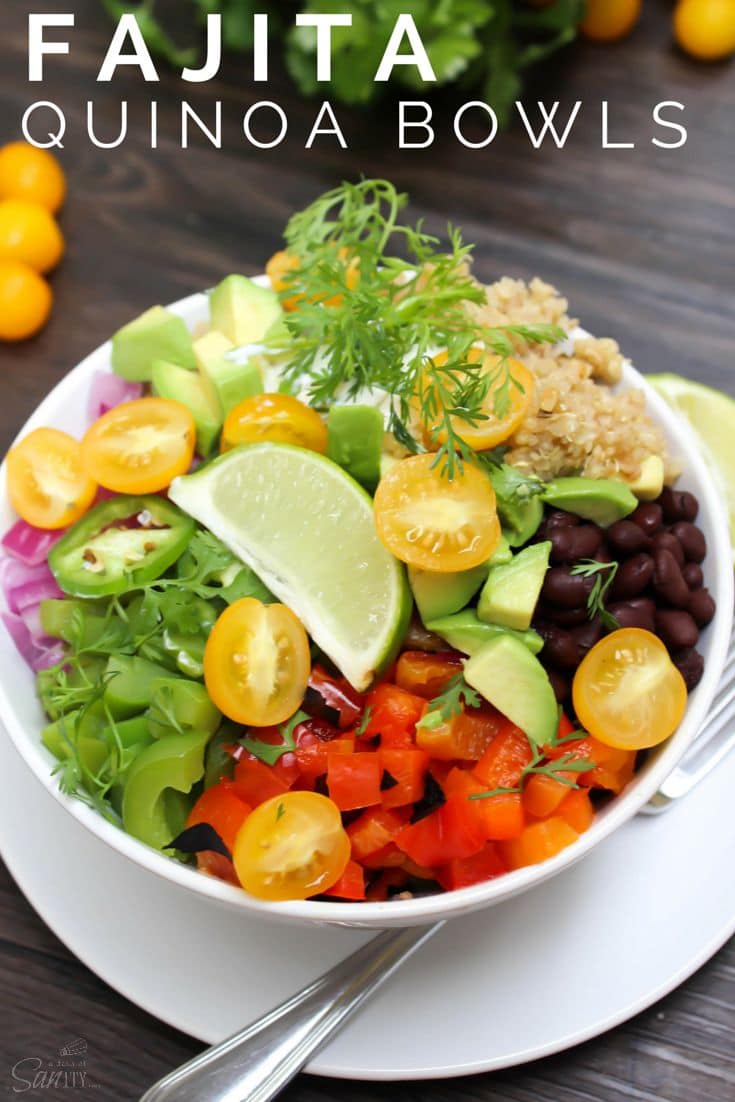 Fajita Quinoa Bowls