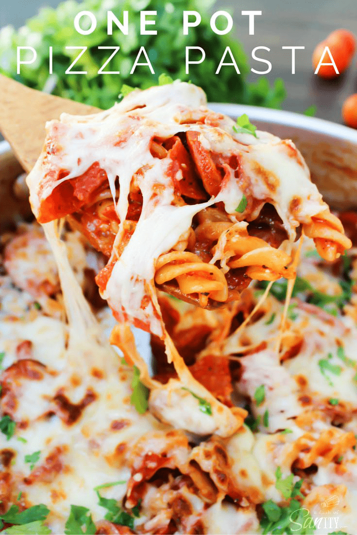 One Pot Pizza Pasta