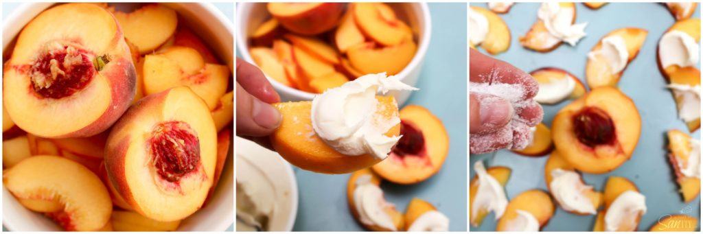 Peaches & Cream Bread is delicious gourmet bread filled with peaches, mascarpone cheese, cinnamon, & sugar. It's a gorgeous addition to your morning table. 