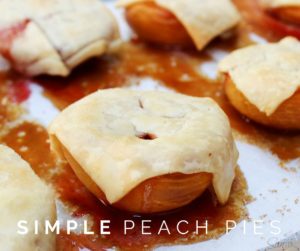 Simple Peach Pies