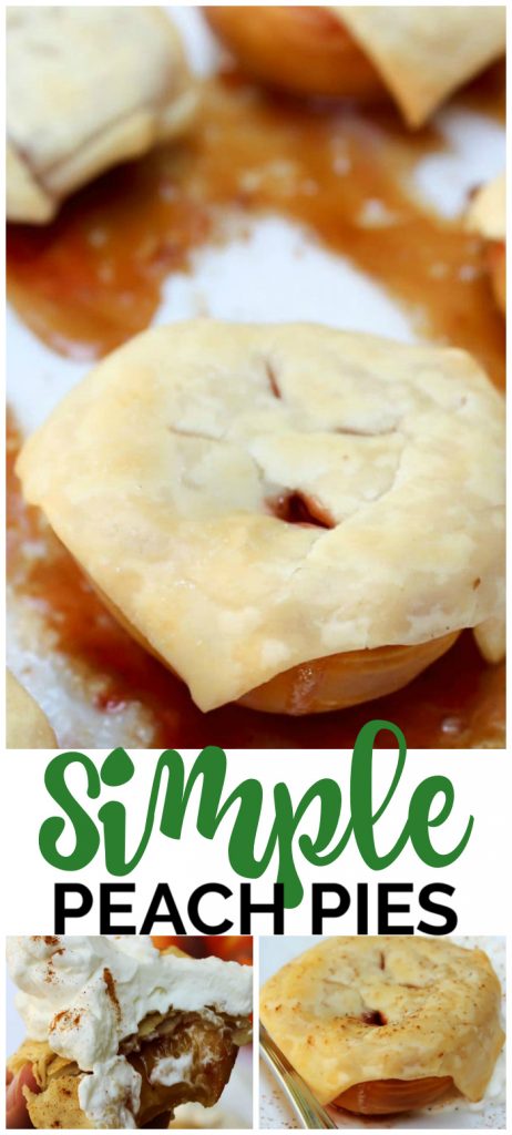 Simple Peach Pies pinterest image (1)