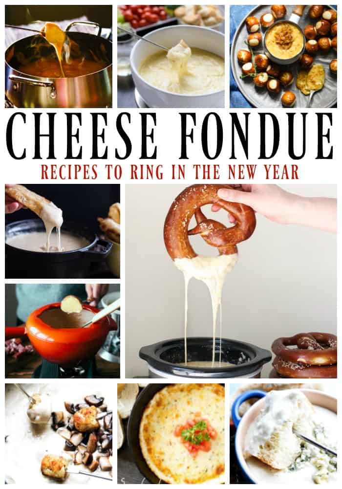 13 Festive Cheese Fondues collage