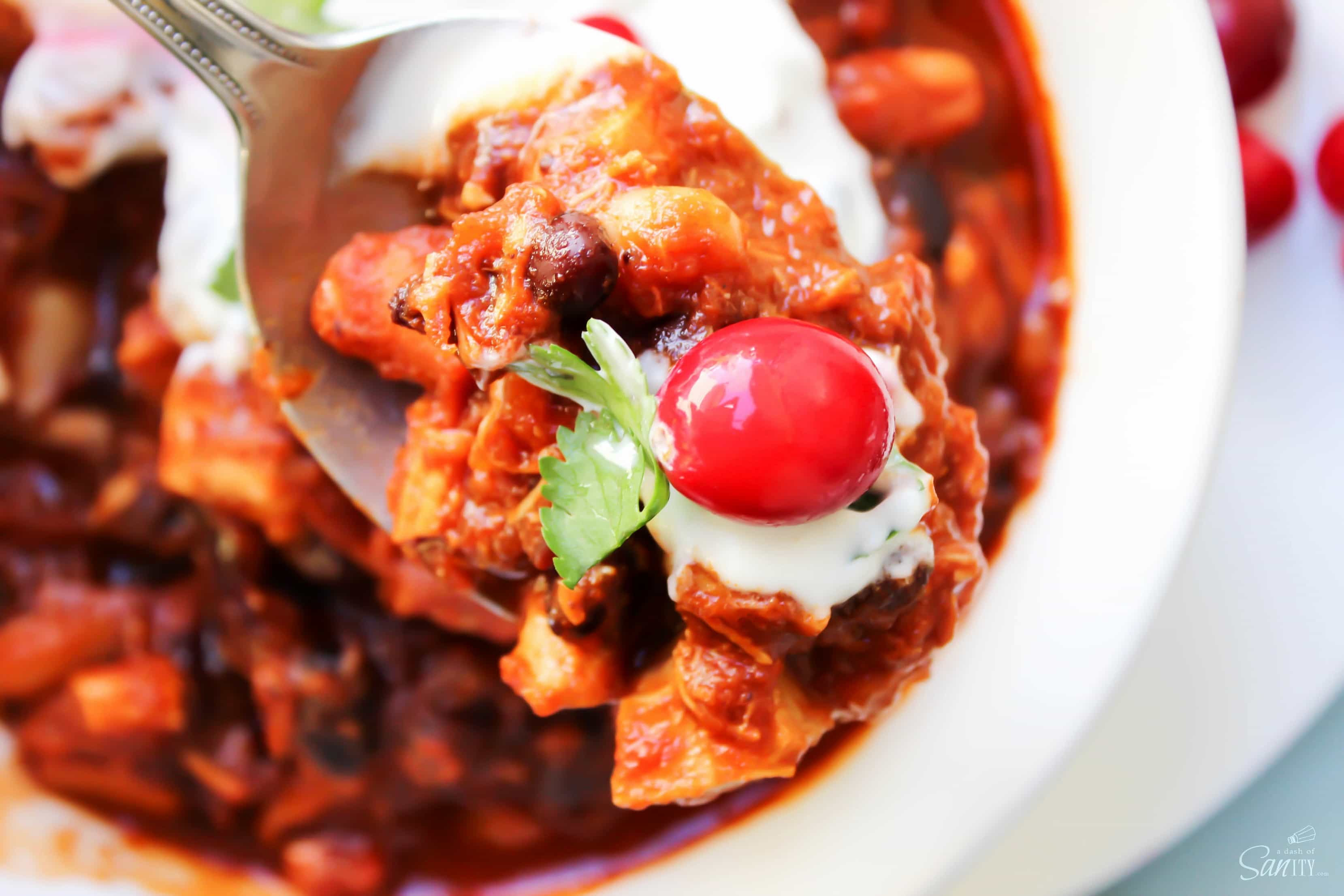 This Cran-Turkey Chili is your Thanksgiving leftover turkey reconstructed into an easy, delicious chili dinner using traditional holiday ingredients. This Cran-Turkey Chili is your Thanksgiving leftover turkey reconstructed into an easy, delicious chili dinner using traditional holiday ingredients.