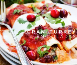 Cran-Turkey Enchiladas