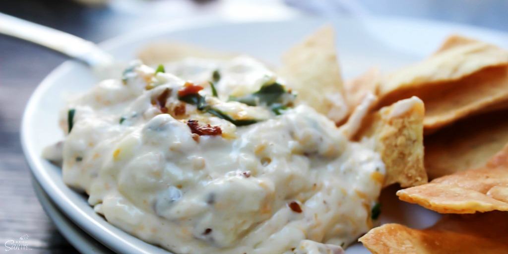 Creamy Bacon & Shrimp Dip is perfect for ringing in the New Year or for serving to hungry football fans. This cheesy dip is guaranteed to not last long.