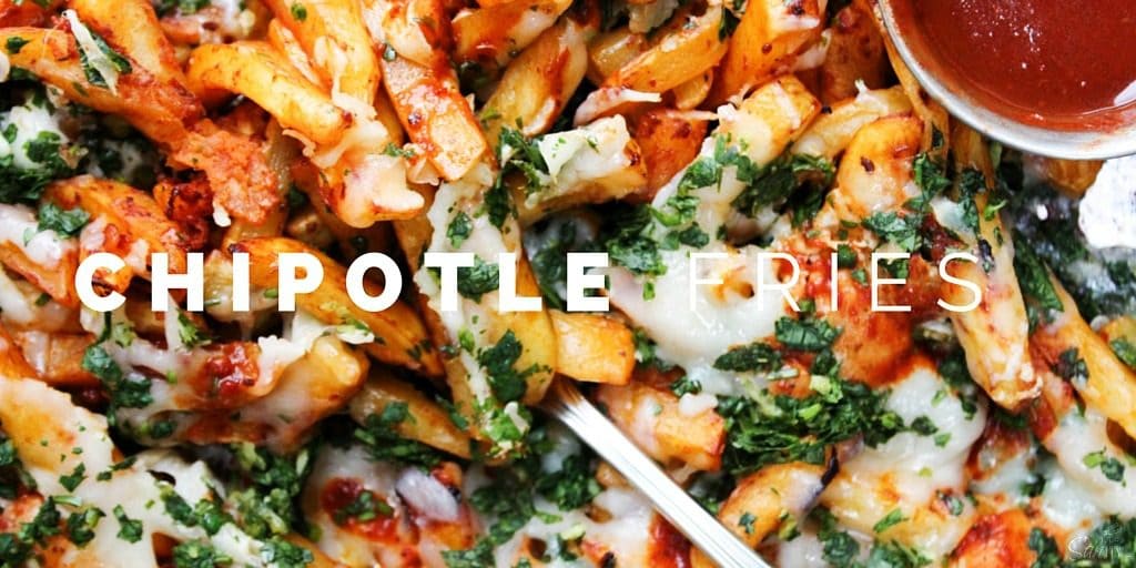 These cheesy Chipotle Fries are made with only a few simple ingredients. This is a tasty twist on classic fries that the entire family will love.