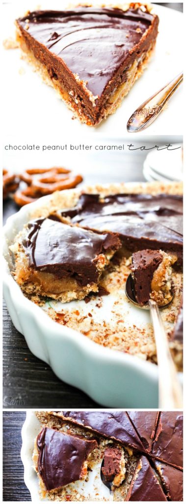 Chocolate Peanut Butter Caramel Tart LONG PIN