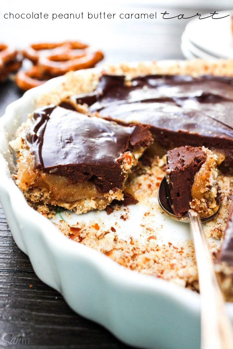 Chocolate Peanut Butter Caramel Tart & Top 10 Peanut Butter Recipes