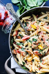 Creamy “BLT” Pasta