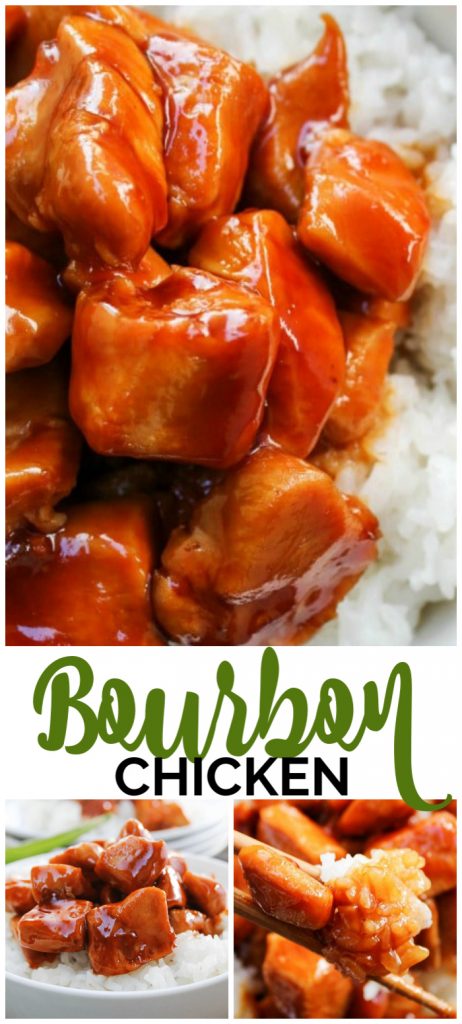 Bourbon Chicken pinterest image