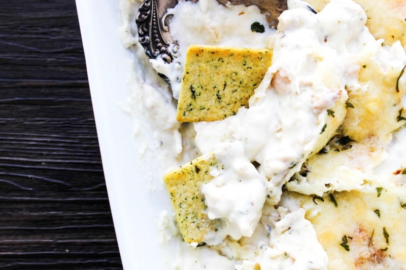 "Skinny" Chicken Alfredo Dip is a light version of my favorite cheesy & chicken dish, converted into a dip. This dip is a soon to be a snack-time favorite. "Skinny" Chicken Alfredo Dip is a light version of my favorite cheesy & chicken dish, converted into a dip. This dip is a soon to be a snack-time favorite.