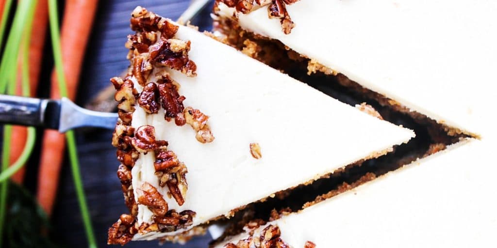 Carrot Cake with Maple Brown Sugar Buttercream & Candied Pecans with coconut, maple syrup, brown sugar, and pecans make a combo that will have you swooning. TwitterCarrot Cake with Maple Brown Sugar Buttercream & Candied Pecans with coconut, maple syrup, brown sugar, and pecans make a combo that will have you swooning.