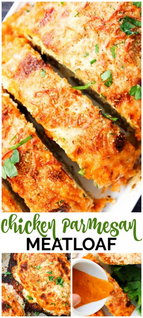 Chicken Parmesan Meatloaf pinterest image