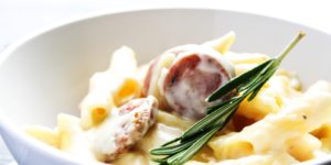 Cheesy Sausage Pasta