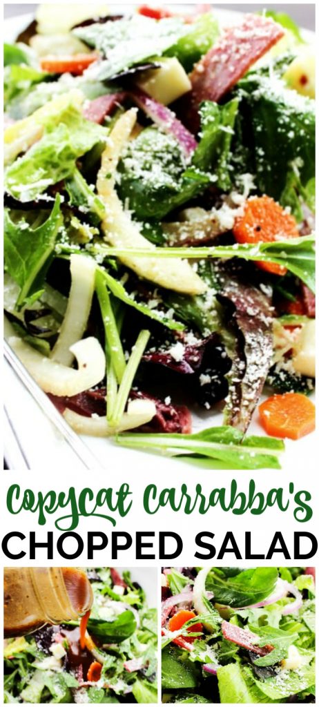 Copycat Carrabba’s Chopped Salad pinterest image