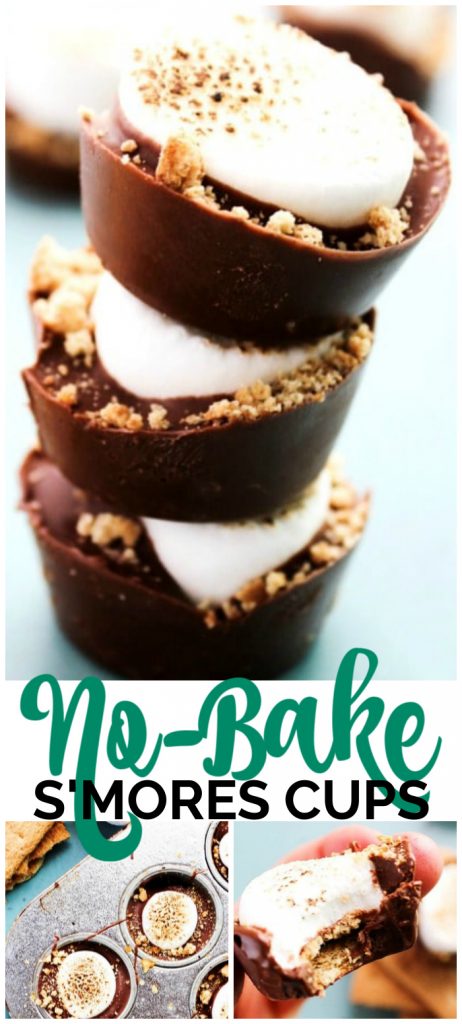 No-Bake S'mores Cups pinterest image