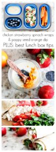 Strawberry Chicken Salad Wraps & Best Tips for Back to School Lunches