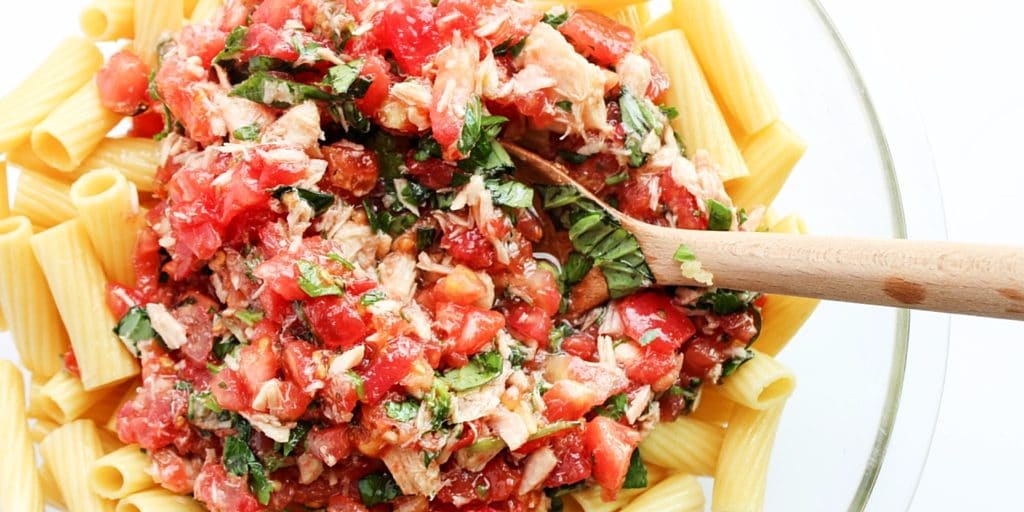 Seafood Margherita Pasta is a light pasta dish made with fresh tomatoes and herbs that make for a mouthwatering dish that will quickly become a favorite.