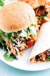 Slow Cooker Southwestern Barbecue Chicken